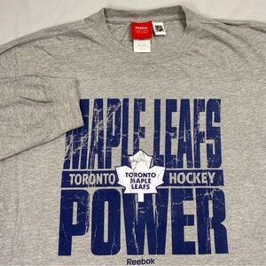 Toronto Maple Leafs Long Sleeve T-Shirt Size XL Reebok Face Off Collection NHL